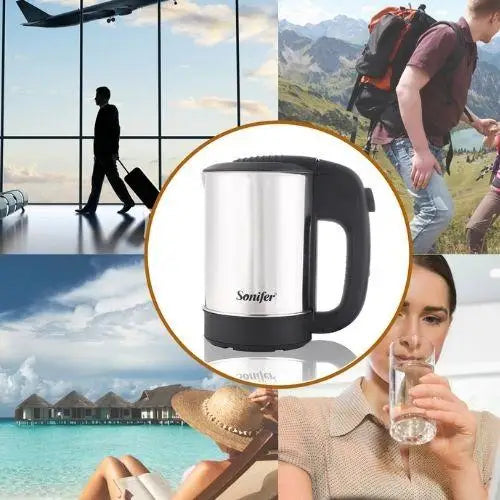 Mini bouilloire électrique 0,5 litre sans fil