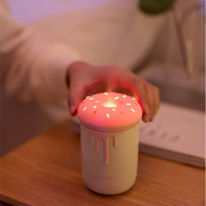 Mini humidificateur d'air ultrasonique et silencieux - DONUT