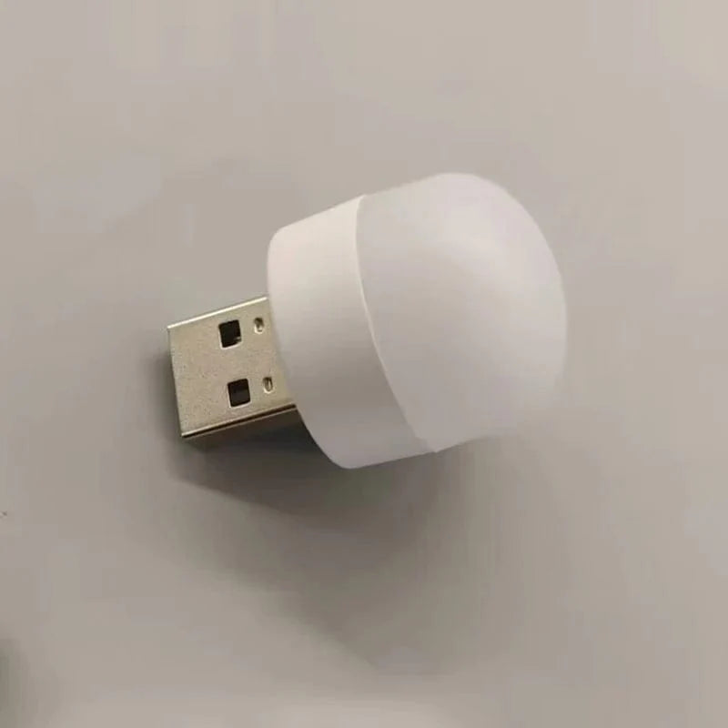 Mini Lampe de Lecture USB Blanc Chaud Rechargeable 1-10 Pcs