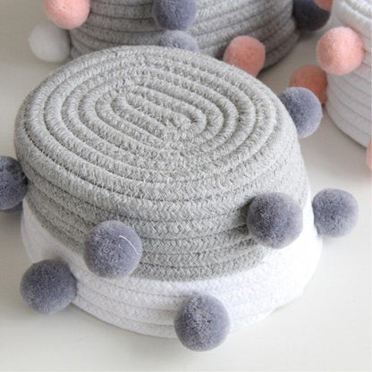 Mini Panier en Corde de Coton