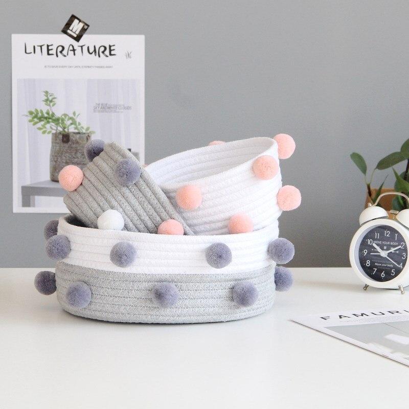 Mini Panier en Corde de Coton