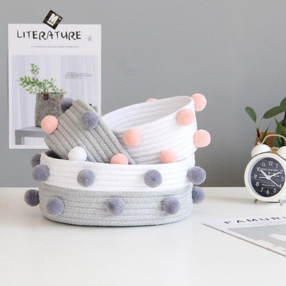 Mini Panier en Corde de Coton