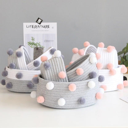 Mini Panier en Corde de Coton