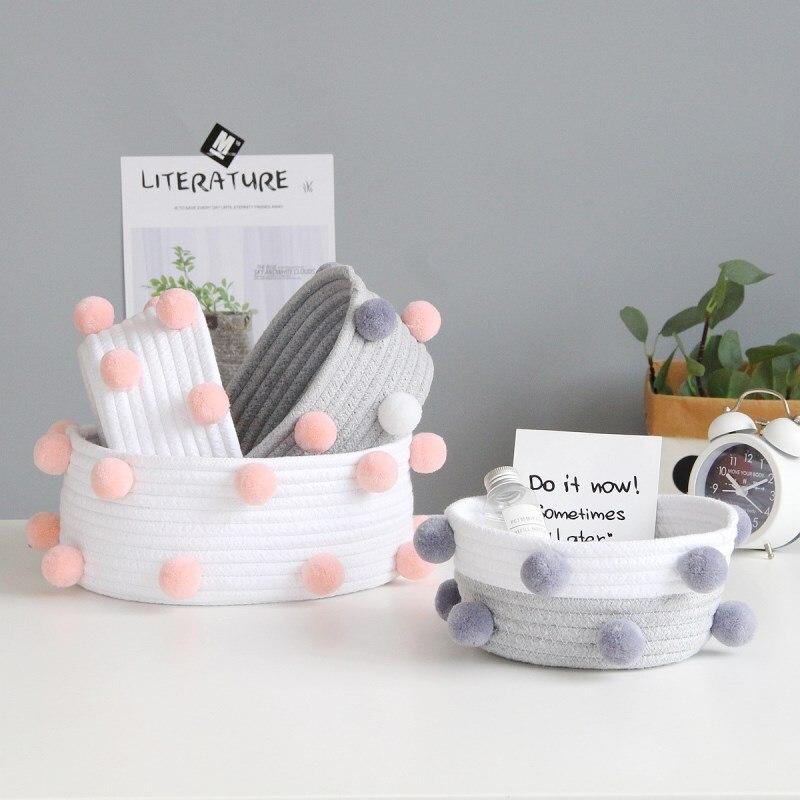Mini Panier en Corde de Coton