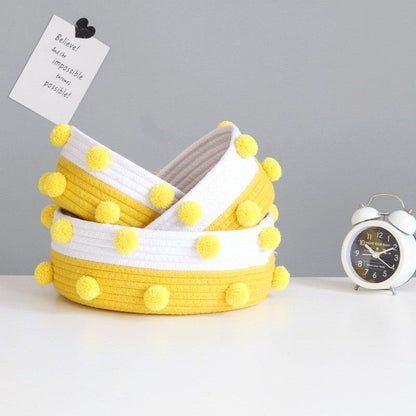 Mini Panier Rangement Colorés