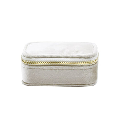 Mini trousse à bijoux en velours pour voyage