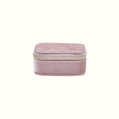 Mini trousse à bijoux en velours pour voyage