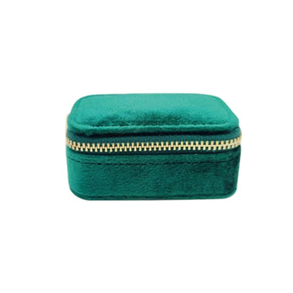Mini trousse à bijoux en velours pour voyage