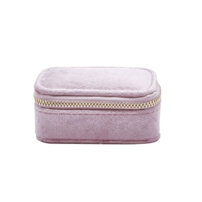 Mini trousse à bijoux en velours pour voyage