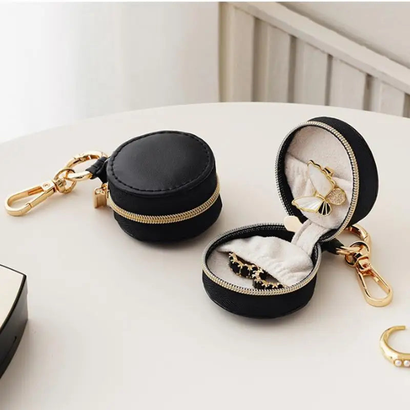 Mini trousse à bijoux avec mousqueton