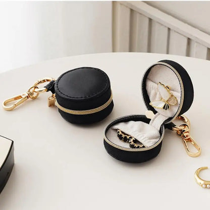 Mini trousse à bijoux avec mousqueton