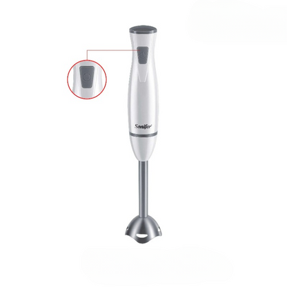 Mixeur Plongeant Blanc avec Poignée Ergonomique