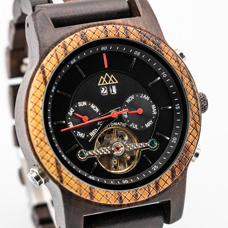 Montre en Bois Automatique Femme - Suprem Duo