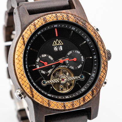 Montre en Bois Automatique Femme - Suprem Duo