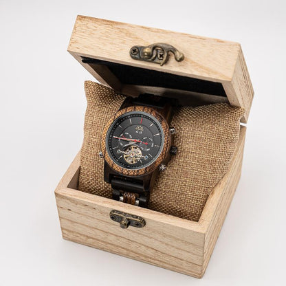 Montre en Bois Automatique Femme - Suprem Duo