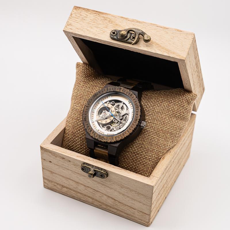 Montre en Bois Homme Automatique - Indy