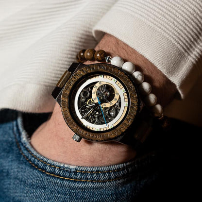 Montre en Bois Homme Automatique - Indy