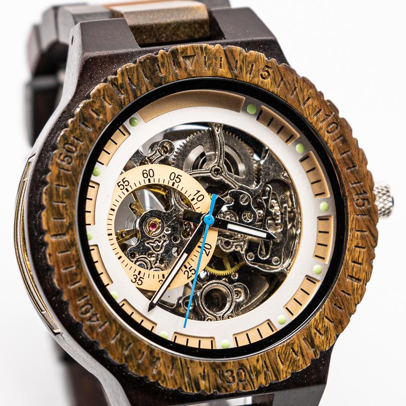 Montre en Bois Homme Automatique - Indy