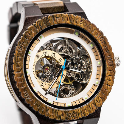 Montre en Bois Homme Automatique - Indy