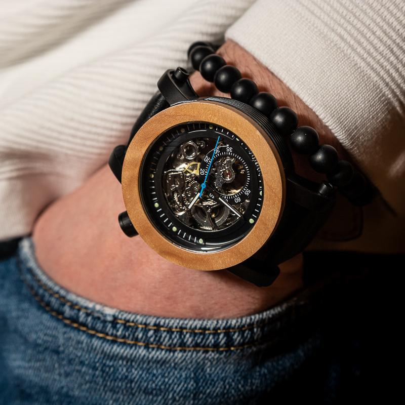 Montre en Bois Automatique - Purified