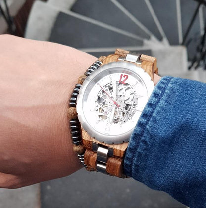 Montre en Bois Mécanique - Ultima