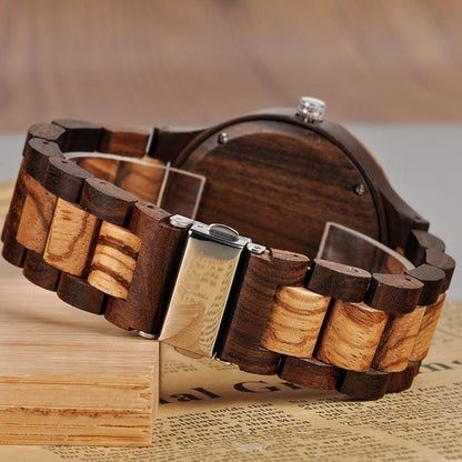 Montre en Bois Personnalisable avec Photo