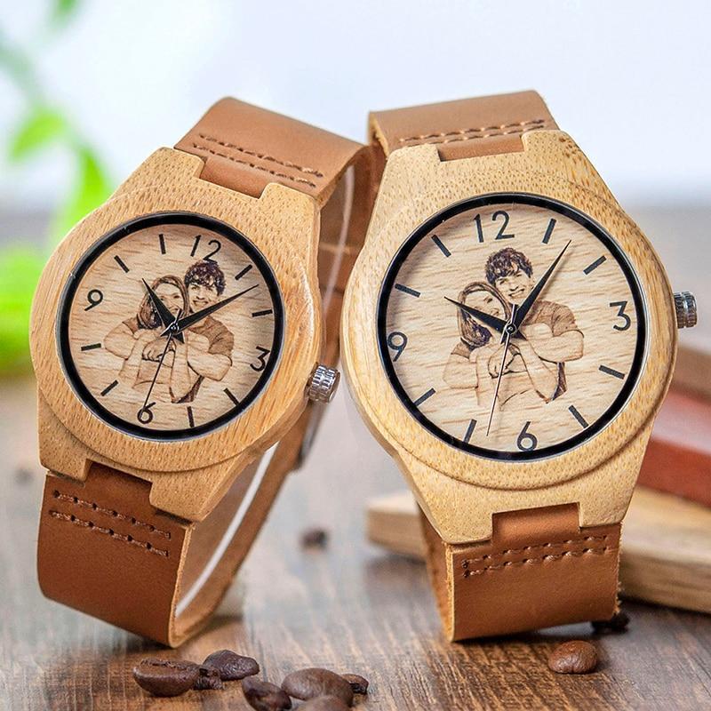 Montre en Bois Personnalisée