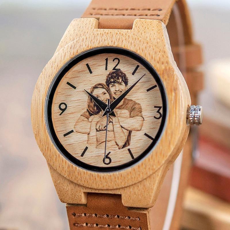 Montre en Bois Personnalisée
