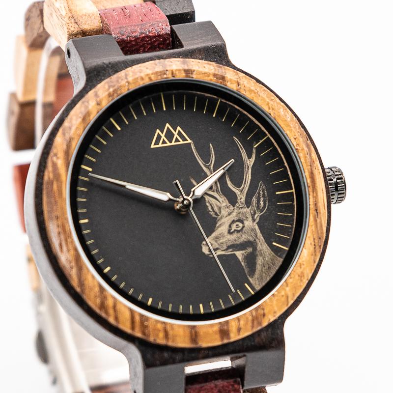 Montre Style Bois - Deer Automne