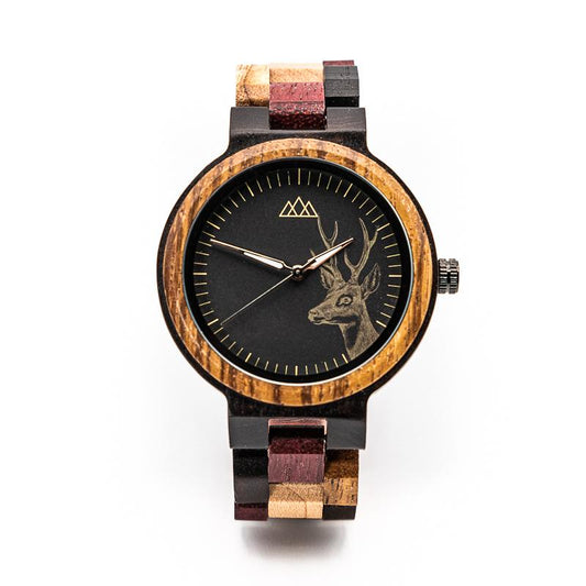 Montre Style Bois - Deer Automne
