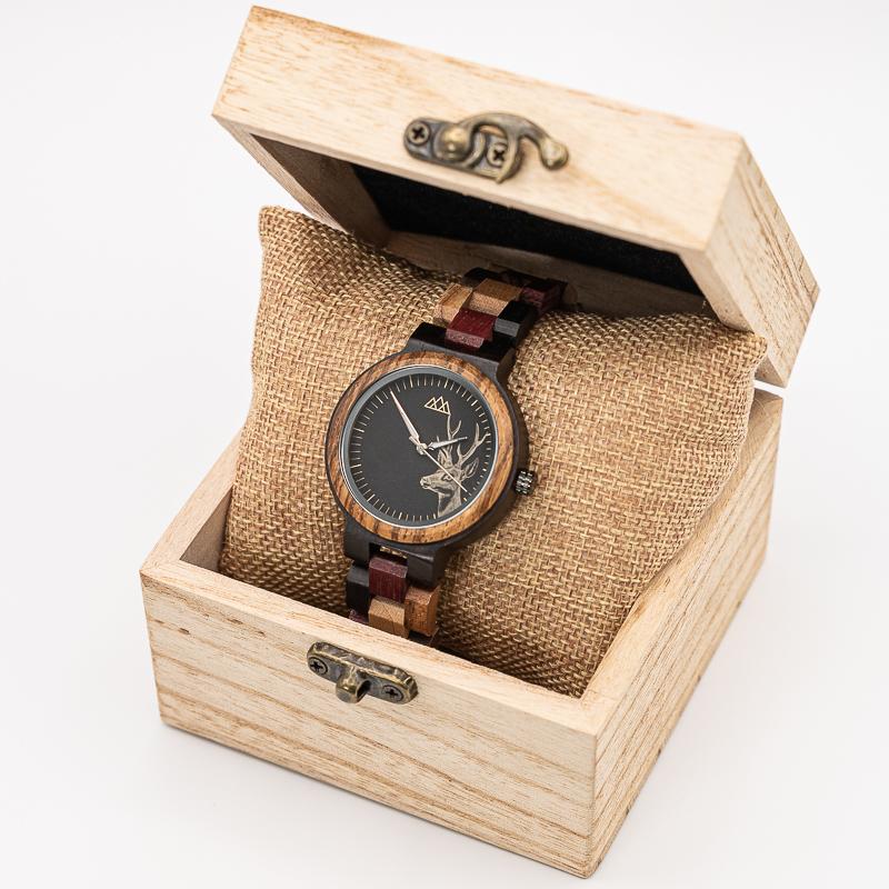 Montre Style Bois - Deer Automne