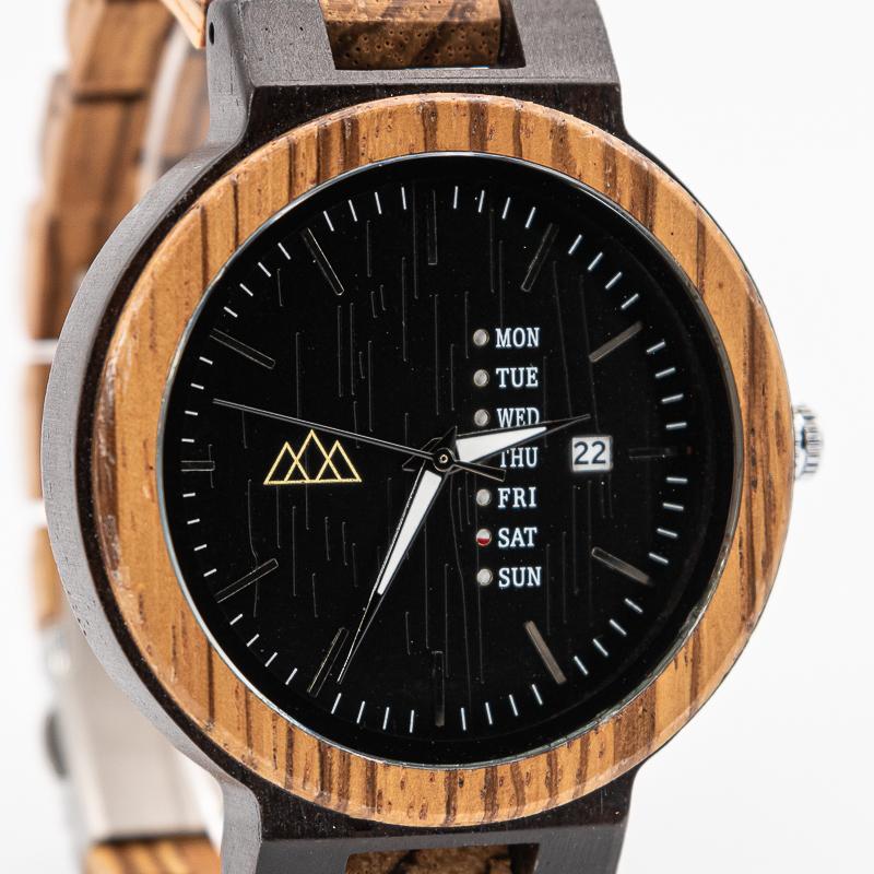 Montre Bois Bio - Fashion Black