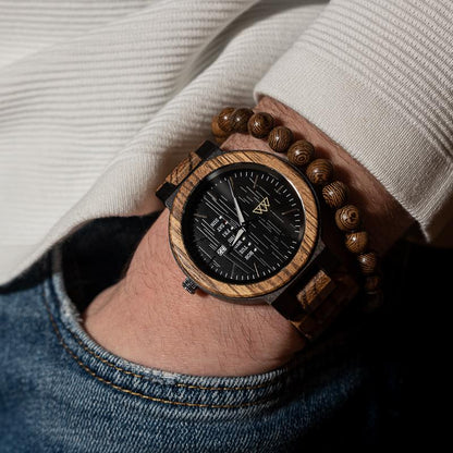 Montre Bois Bio - Fashion Black