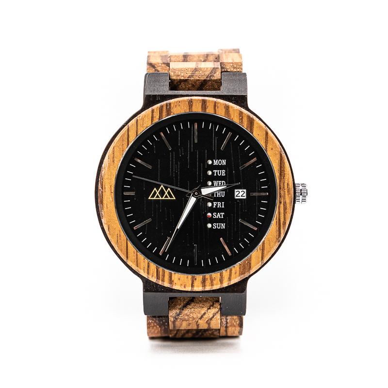 Montre Bois Bio - Fashion Black