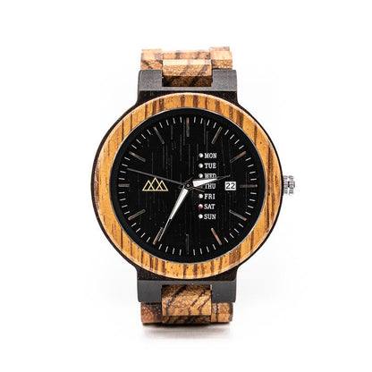 Montre Bois Bio - Fashion Black