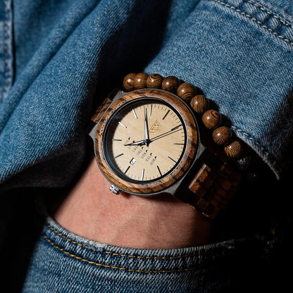 Montre en Bois Fashion Brown