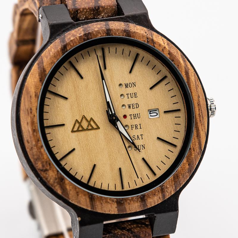 Montre en Bois Fashion Brown