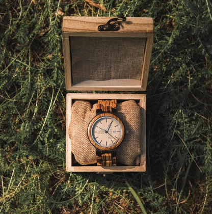 Montre en Bois Fashion Brown