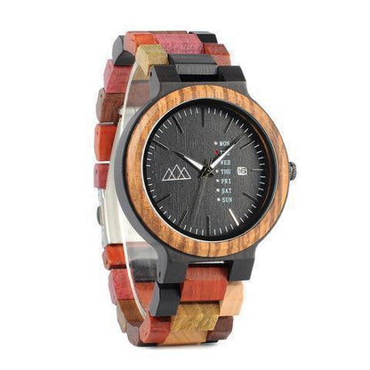 Montre en Bois Couleur - Fashion Color