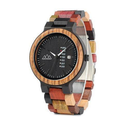 Montre en Bois Couleur - Fashion Color