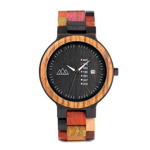 Montre en Bois Couleur - Fashion Color