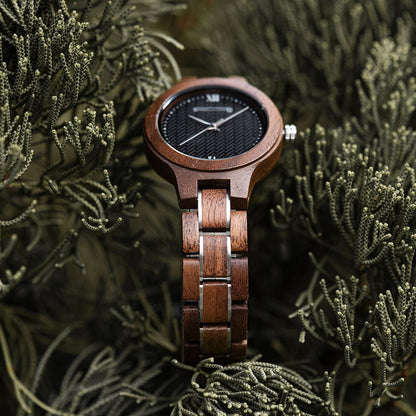 Montre en Bois Femme Style - Daily Noyer