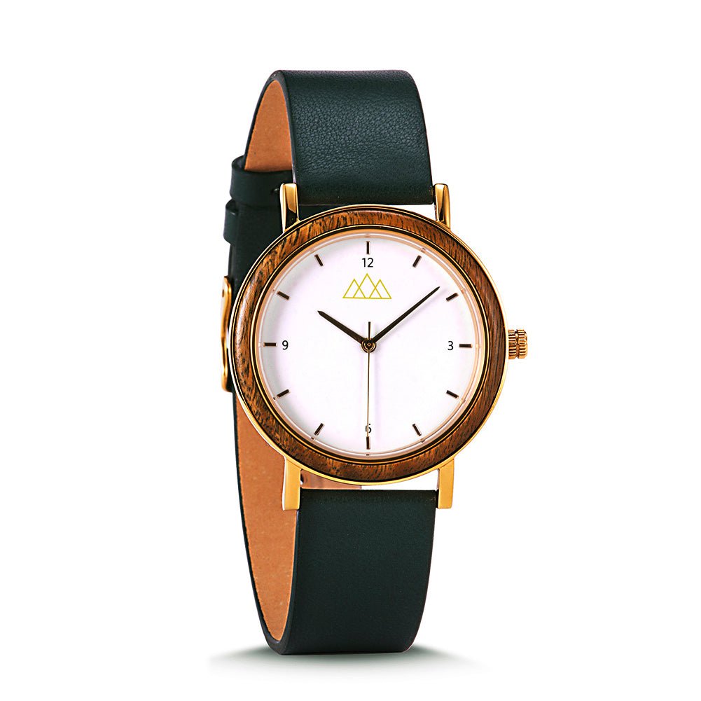 Montre en Bois Femme à Quartz - Dark Grey