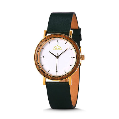 Montre en Bois Femme à Quartz - Dark Grey
