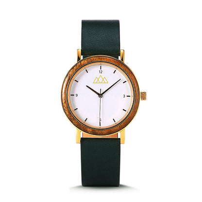 Montre en Bois Femme à Quartz - Dark Grey