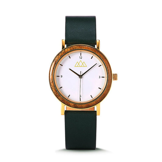 Montre en Bois Femme à Quartz - Dark Grey