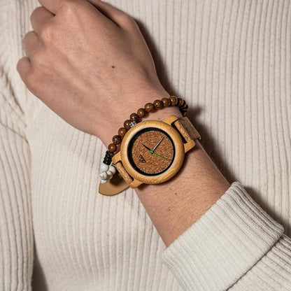 Montre Bois Liège Femme - Cork