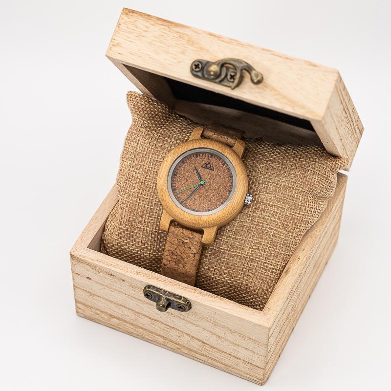 Montre Bois Liège Femme - Cork