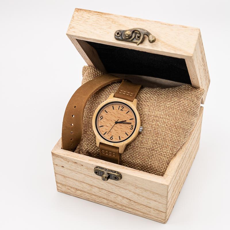 Montre en Bois pour Femme - Heart