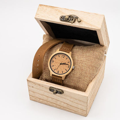 Montre en Bois pour Femme - Heart